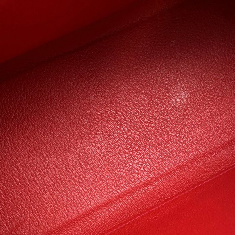 エルメス ハンドバッグ ケリー25 内縫い ルージュガランス/シルバー金具 トゴ □Q刻印 2wayショルダー