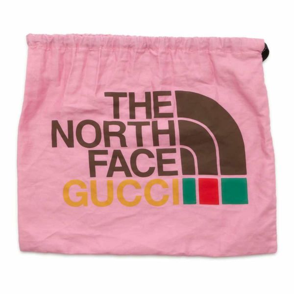 グッチ ボディバッグ ザノースフェイスコラボ ナイロン 650299 GUCCI THE NORTH FACE ウエストバッグ 黒