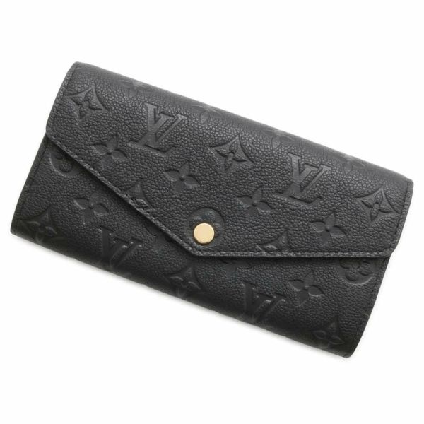 ルイヴィトン 長財布 モノグラム・アンプラント ポルトフォイユ・サラ M82257 LOUIS VUITTON 黒 ブラック |  中古・新品ブランド販売ギャラリーレア公式通販