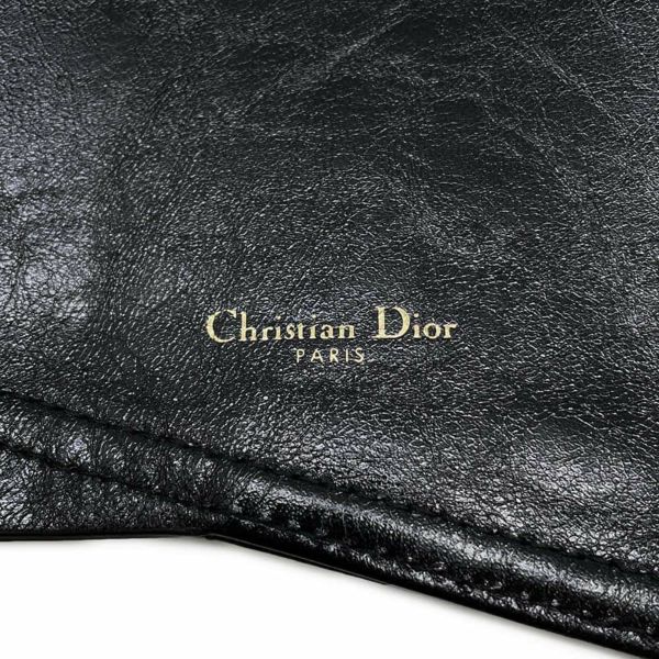 クリスチャン・ディオール ベルト サドル ポーチ付き レザー B0049CNOH Christian Dior アパレル  黒