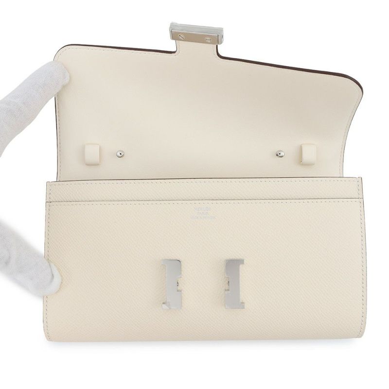 エルメス 長財布 コンスタンス トゥーゴー ロング ナタ/シルバー金具 エプソン W刻印