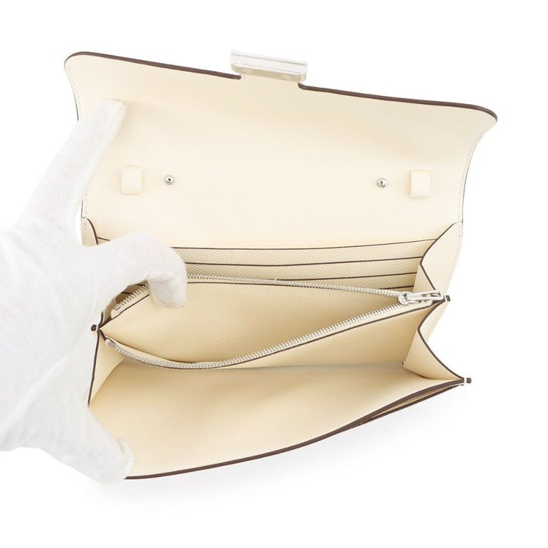 エルメス 長財布 コンスタンス トゥーゴー ロング ナタ/シルバー金具 エプソン W刻印