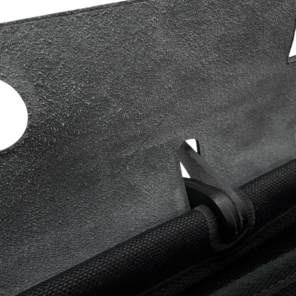 エルメス エールバッグジップPM ブラック/ゴールド金具 トワルミリタリー/ヴァッシュハンター U刻印  黒