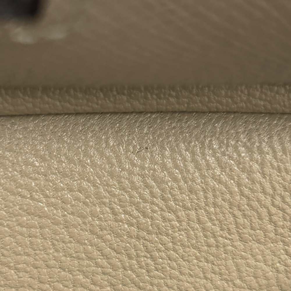 エルメス バーキン25 トリコロール トレンチ/クレ/エトゥープ/シルバー金具 エプソン K刻印 HERMES Birkin ハンドバッグ