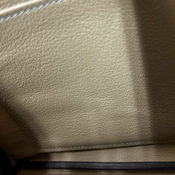 エルメス バーキン25 トリコロール トレンチ/クレ/エトゥープ/シルバー金具 エプソン K刻印 HERMES Birkin ハンドバッグ