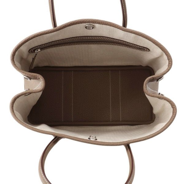 エルメス トートバッグ ガーデンパーティTPM エトゥープ/シルバー金具 ネゴンダ K刻印