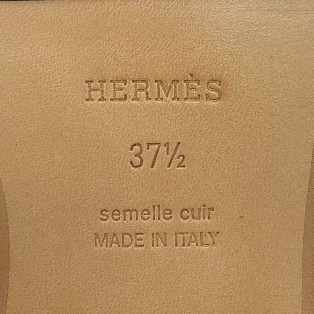 エルメス ブーツ ジャンピング レザー レディースサイズ37 1/2 HERMES ショートブーツ