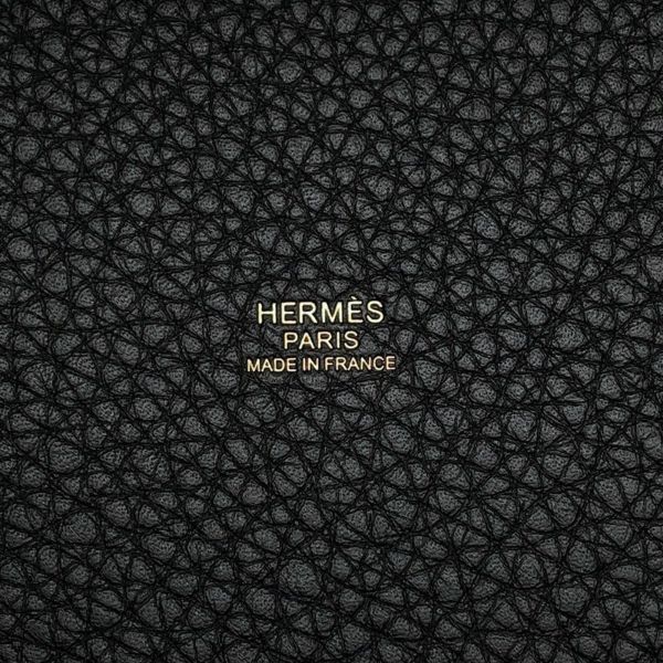 エルメス ハンドバッグ ピコタンロックPM ブラック/ゴールド金具 トリヨンクレマンス K刻印 黒