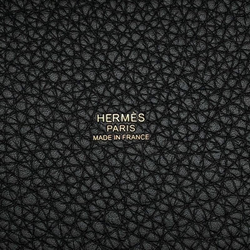 エルメス ハンドバッグ ピコタンロックPM ブラック/ゴールド金具 トリヨンクレマンス K刻印 黒