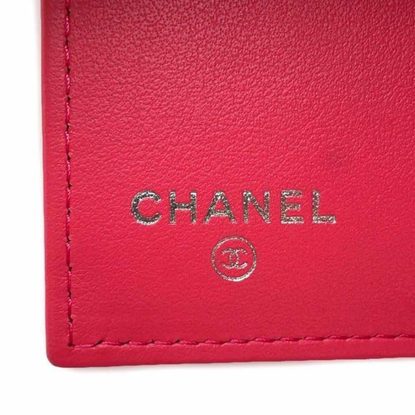 シャネル 三つ折り財布 ココマーク カメリア フラップ ウォレット キャビアスキン AP0116 CHANEL 財布