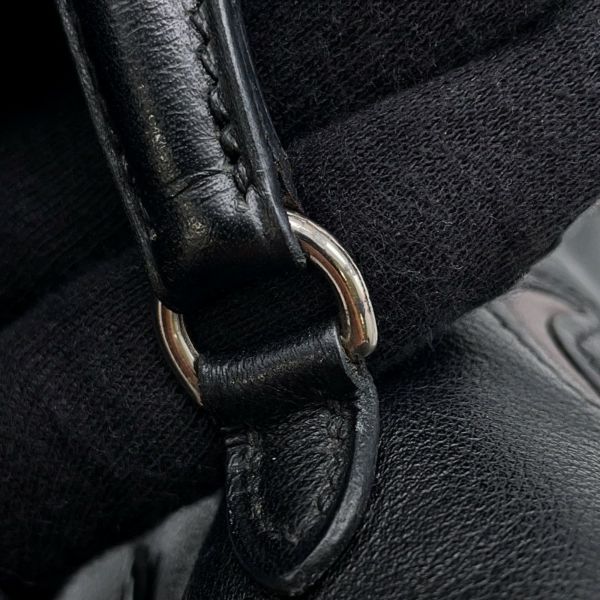 エルメス ハンドバッグ ケリードール ブラック/シルバー金具 ガリバー □D刻印 HERMES バッグ 黒