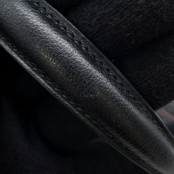 エルメス ハンドバッグ ケリードール ブラック/シルバー金具 ガリバー □D刻印 HERMES バッグ 黒