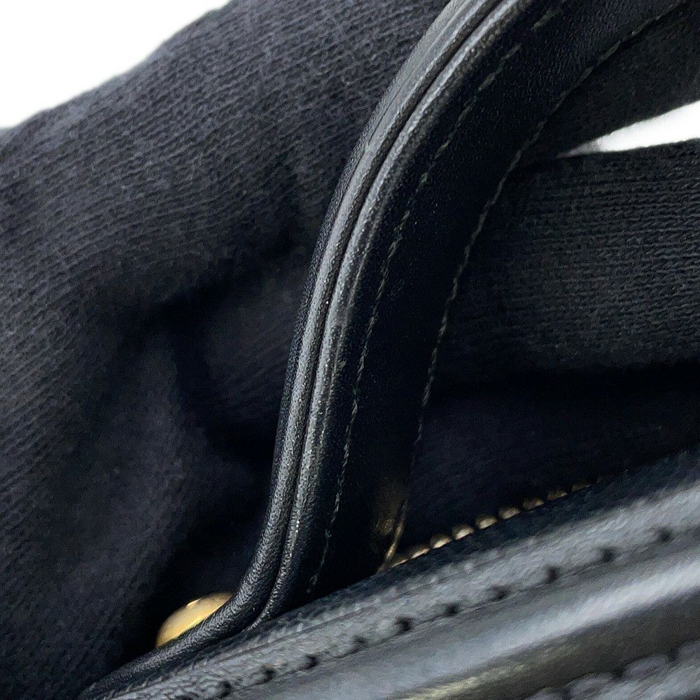 シャネル チェーンショルダーバッグ CCフィリグリー バニティバッグ キャビアスキン A93343 CHANEL 黒