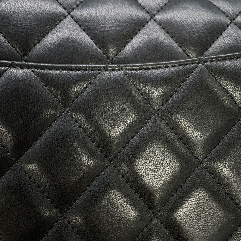 シャネル チェーンショルダーバッグ マトラッセ30 ラムスキン ココマーク A58600 CHANEL バッグ 黒