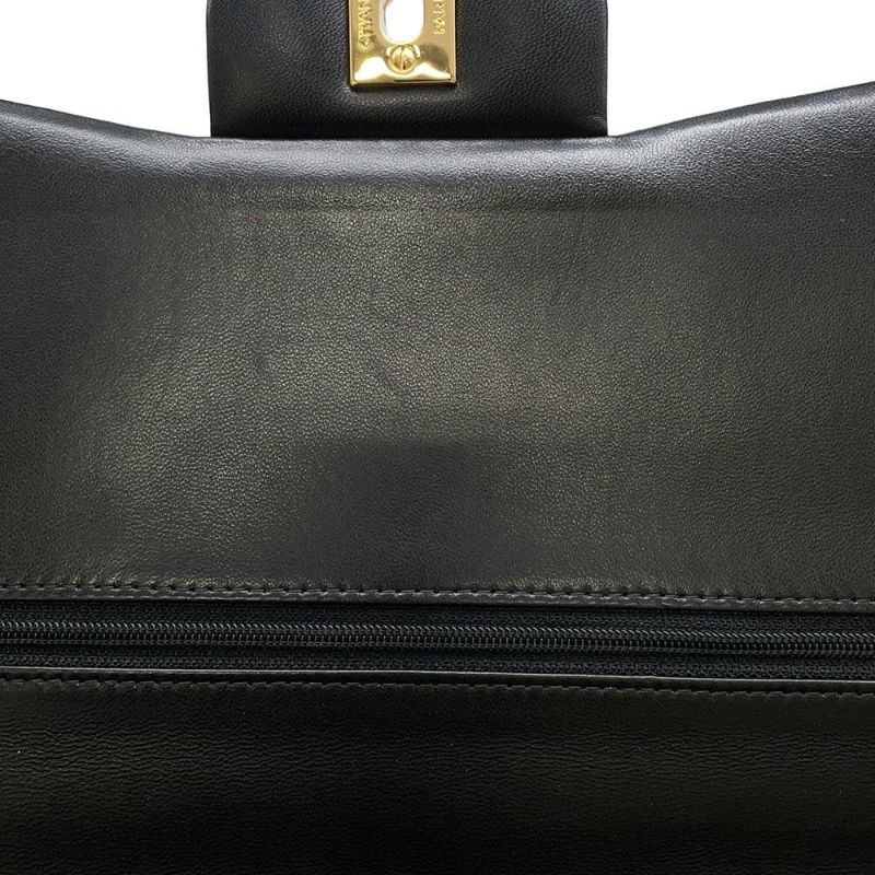シャネル チェーンショルダーバッグ マトラッセ30 ラムスキン ココマーク A58600 CHANEL バッグ 黒