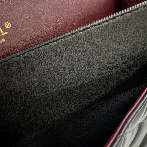 シャネル チェーンショルダーバッグ マトラッセ30 ラムスキン ココマーク A58600 CHANEL バッグ 黒