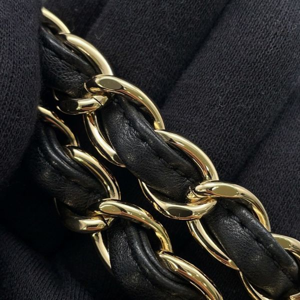 シャネル チェーンショルダーバッグ マトラッセ30 ラムスキン ココマーク A58600 CHANEL バッグ 黒