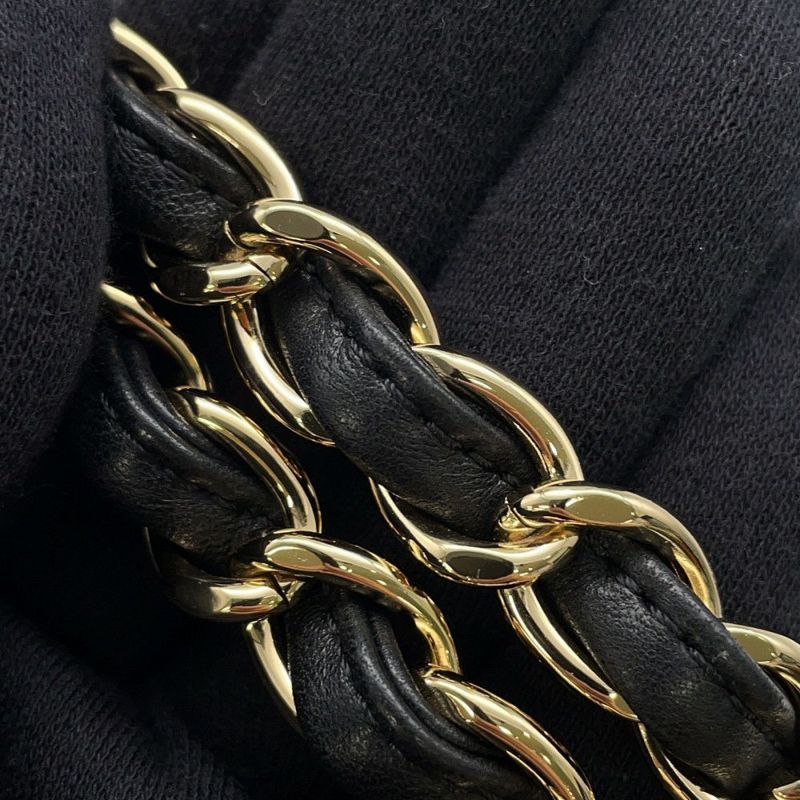 シャネル チェーンショルダーバッグ マトラッセ30 ラムスキン ココマーク A58600 CHANEL バッグ 黒