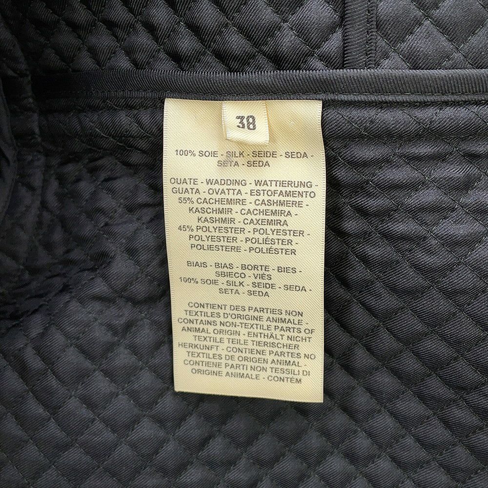 エルメス ジャケット Do Re Boucles ド・レ・ブックル キルティング ノーカラージャケット レディースサイズ38 HERMES アウター