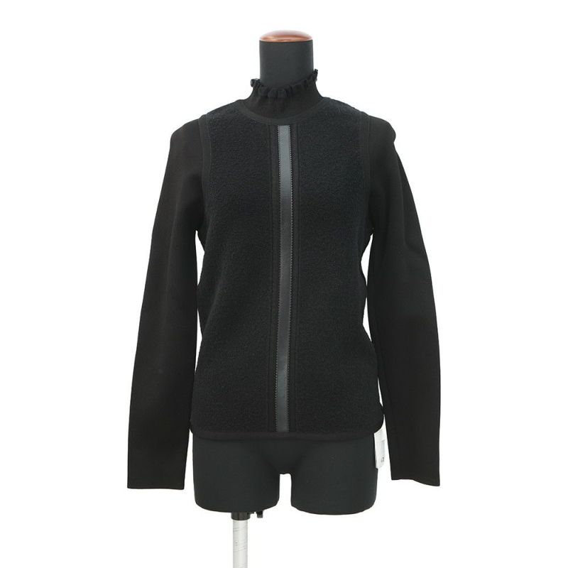 エルメス ニット ロングスリーブ レディースサイズ36 HERMES トップス 黒