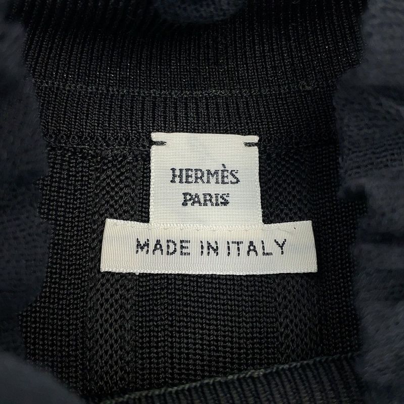 エルメス ニット ロングスリーブ レディースサイズ36 HERMES トップス 黒