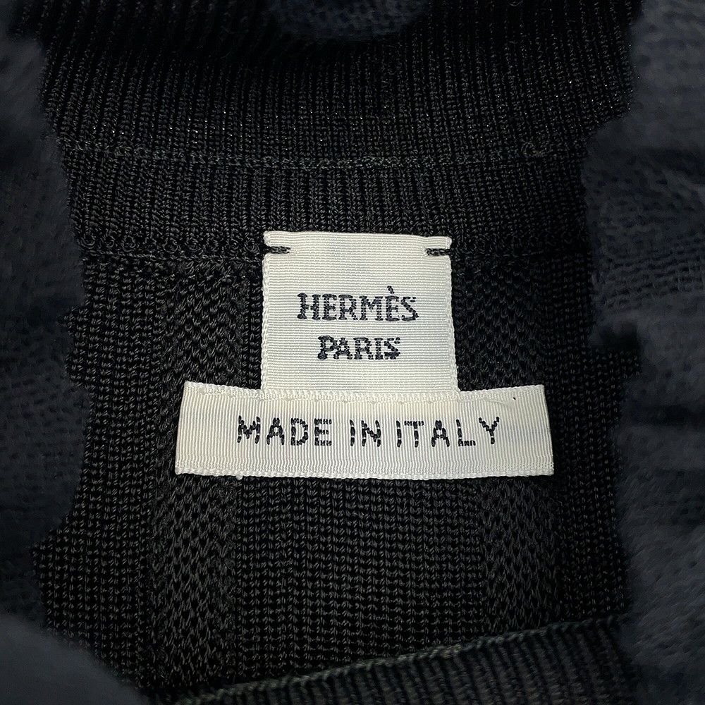 エルメス ニット ロングスリーブ レディースサイズ36 HERMES トップス 黒