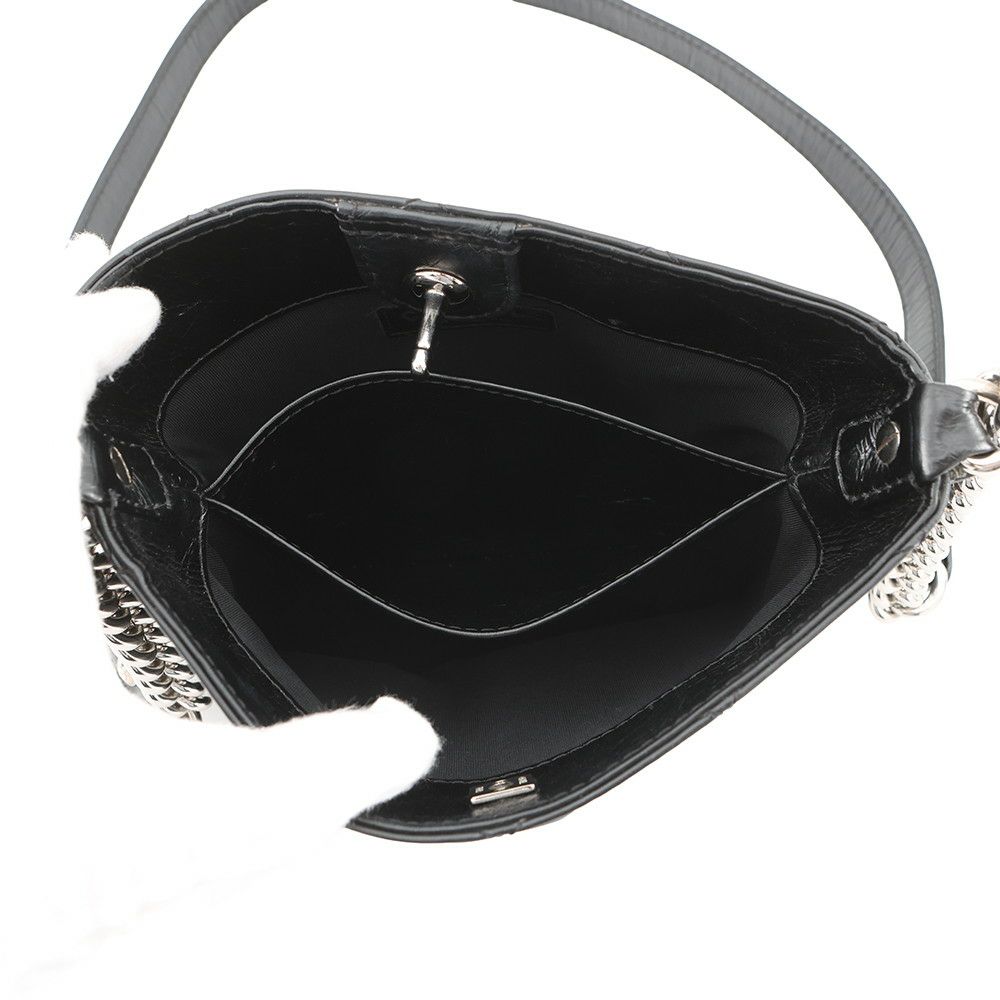 シャネル ショルダーバッグ バケット ココマーク マトラッセ CHANEL 黒