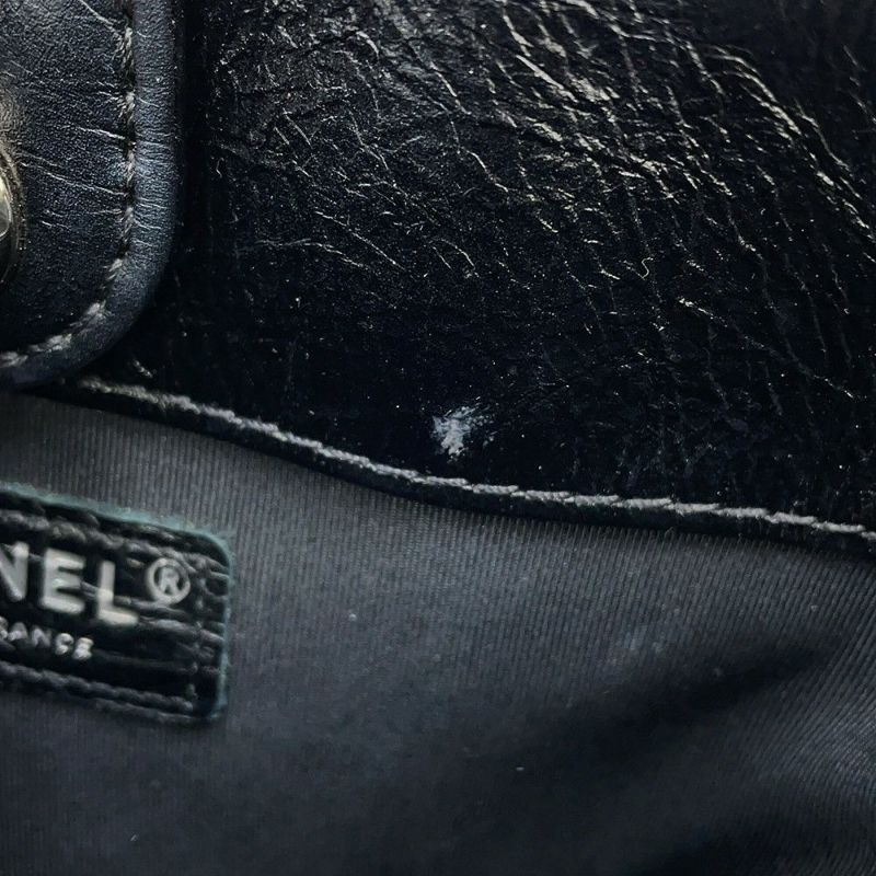 シャネル ショルダーバッグ バケット ココマーク マトラッセ CHANEL 黒
