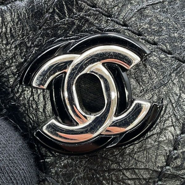 シャネル ショルダーバッグ バケット ココマーク マトラッセ CHANEL 黒