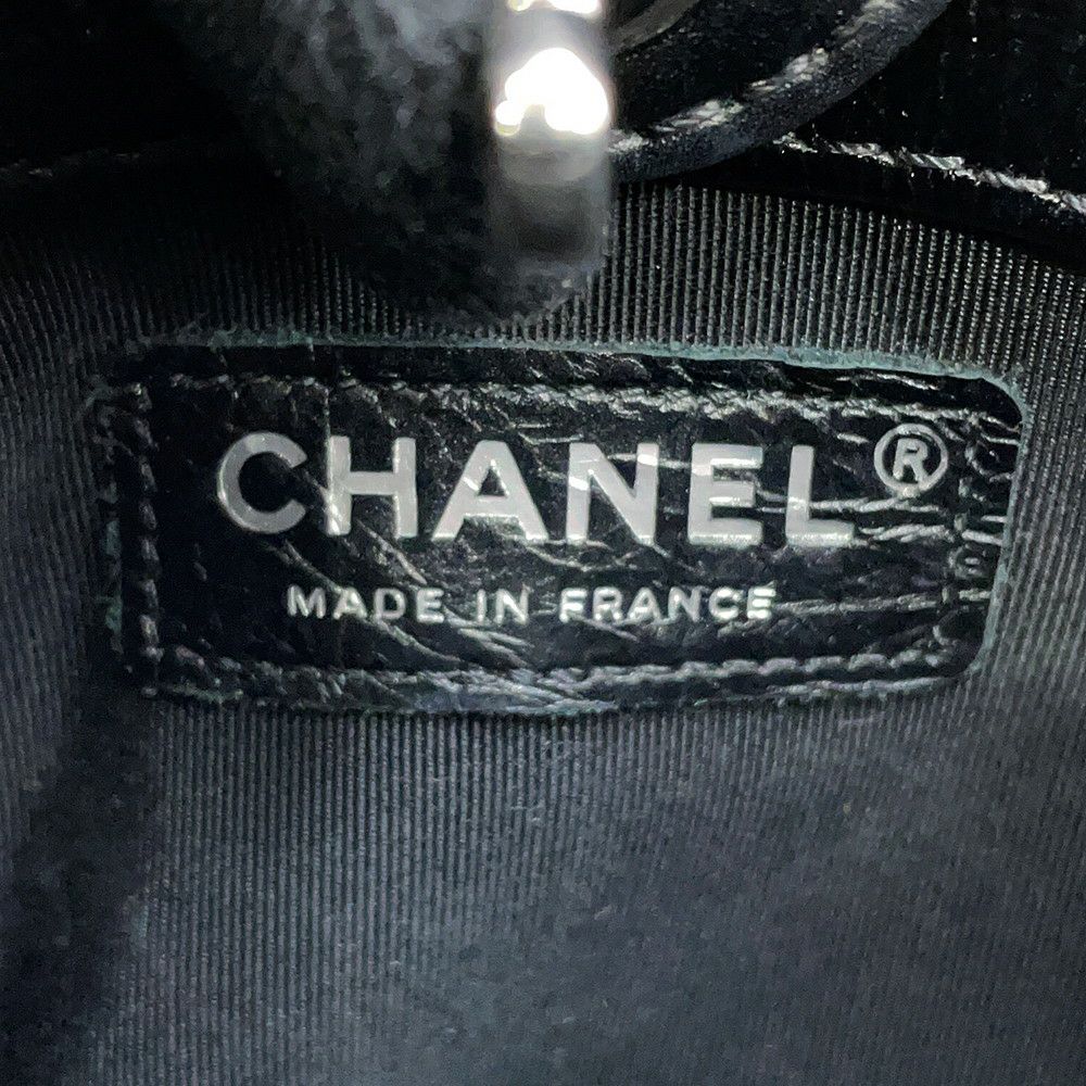 シャネル ショルダーバッグ バケット ココマーク マトラッセ CHANEL 黒