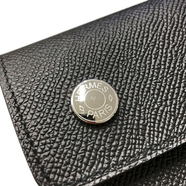エルメス ショルダーウォレット ナップ トゥーゴー ブラック/シルバー金具 エプソン W刻印 黒