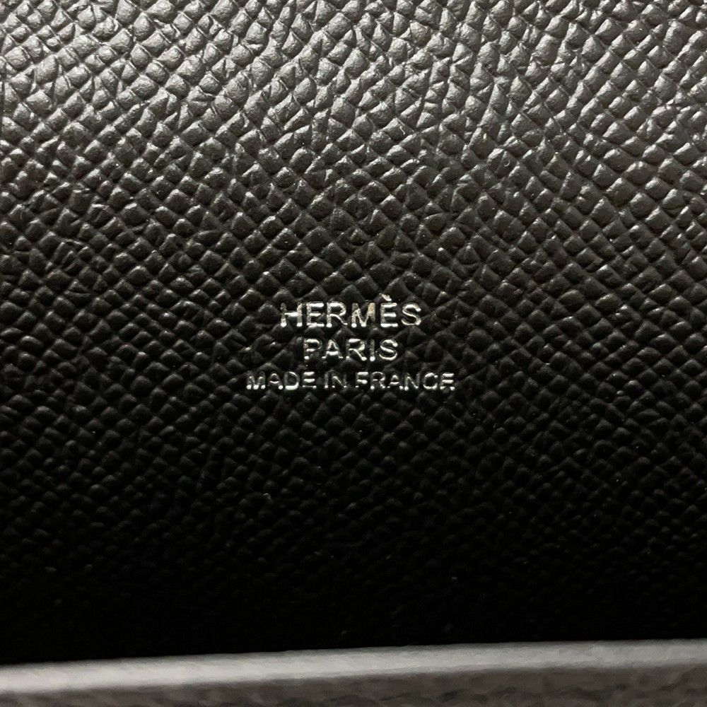 エルメス ショルダーウォレット ナップ トゥーゴー ブラック/シルバー金具 エプソン W刻印 黒