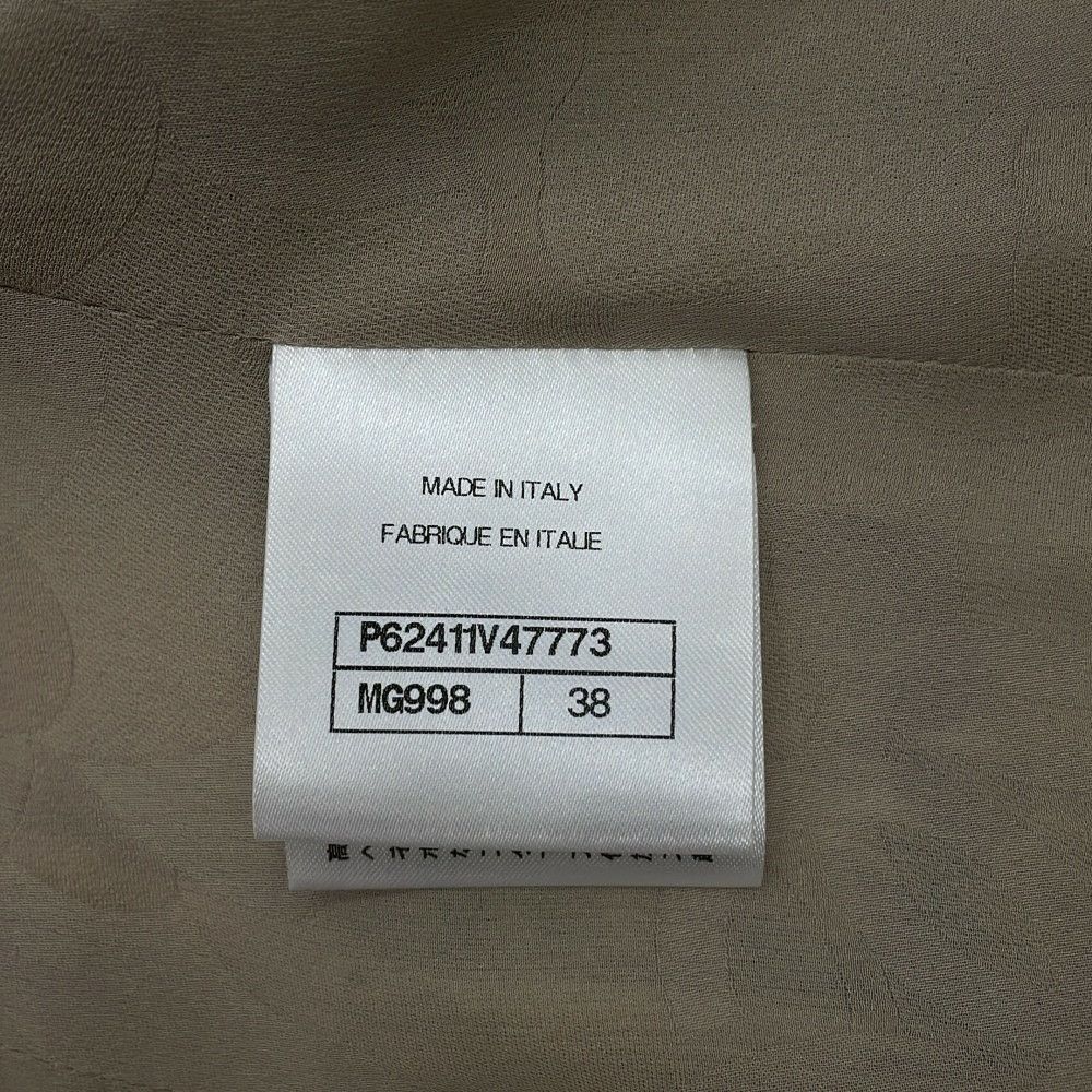 シャネル ジャケット ツイード ノーカラー ショート丈 レディースサイズ38 P62411V47773 CHANEL アパレル アウター