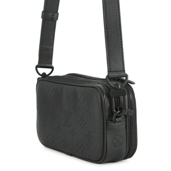 ルイヴィトン ショルダーバッグ モノグラム・シャドウ アルファ・ウェアラブルウォレット NV M82544 ヴィトン バッグ 黒 ブラック メンズ