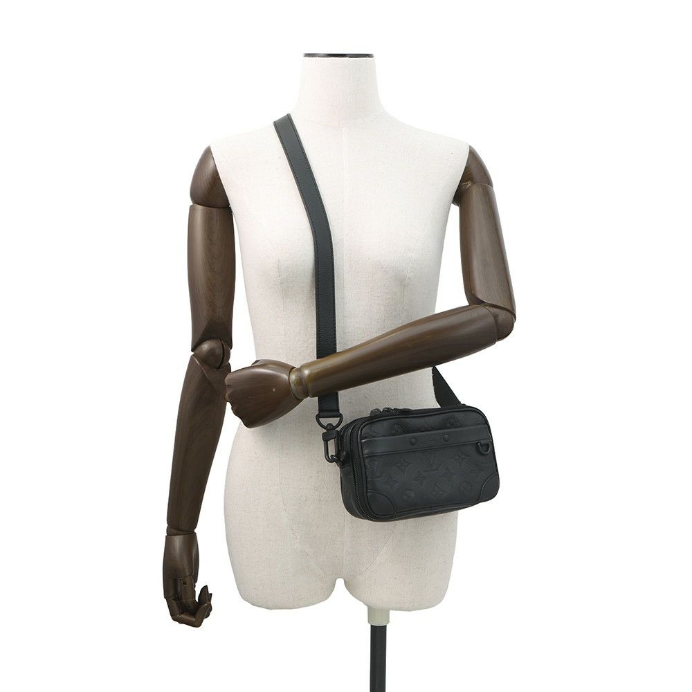 ルイヴィトン ショルダーバッグ モノグラム・シャドウ アルファ・ウェアラブルウォレット NV M82544 ヴィトン バッグ 黒 ブラック メンズ