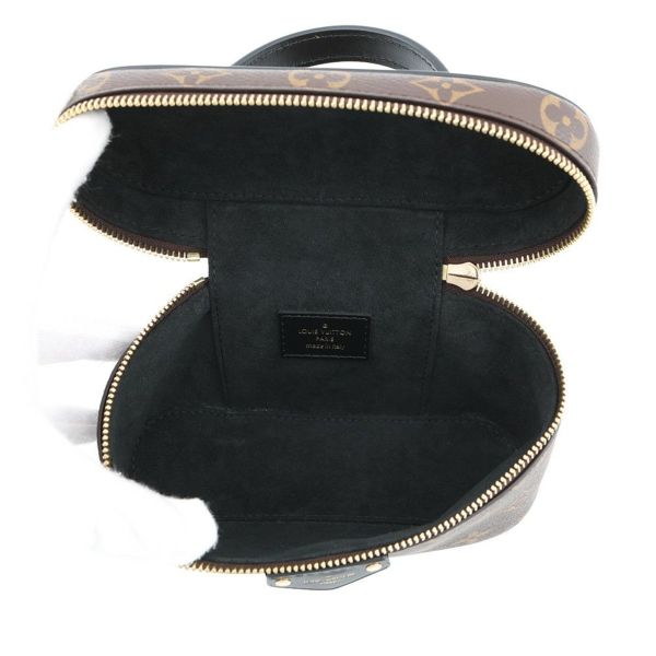 ルイヴィトン ハンドバッグ モノグラム・リバース ヴァニティ・チェーン ポーチ M47125 ヴィトン 2way ショルダーバッグ ブラック 黒