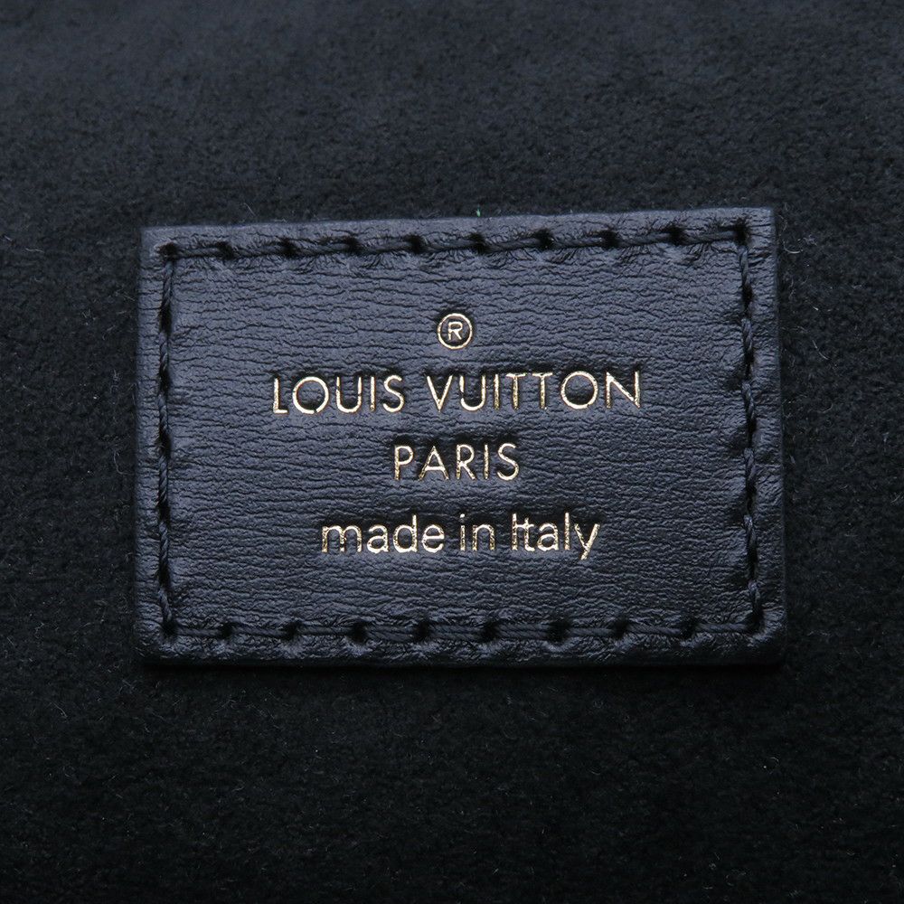 ルイヴィトン ハンドバッグ モノグラム・リバース ヴァニティ・チェーン ポーチ M47125 ヴィトン 2way ショルダーバッグ ブラック 黒