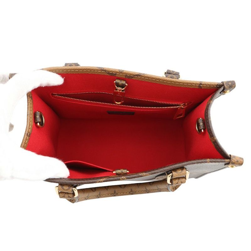 ルイヴィトン ハンドバッグ モノグラム・リバース ジャイアント オンザゴー PM M46373 ヴィトン バッグ 2way ショルダーバッグ