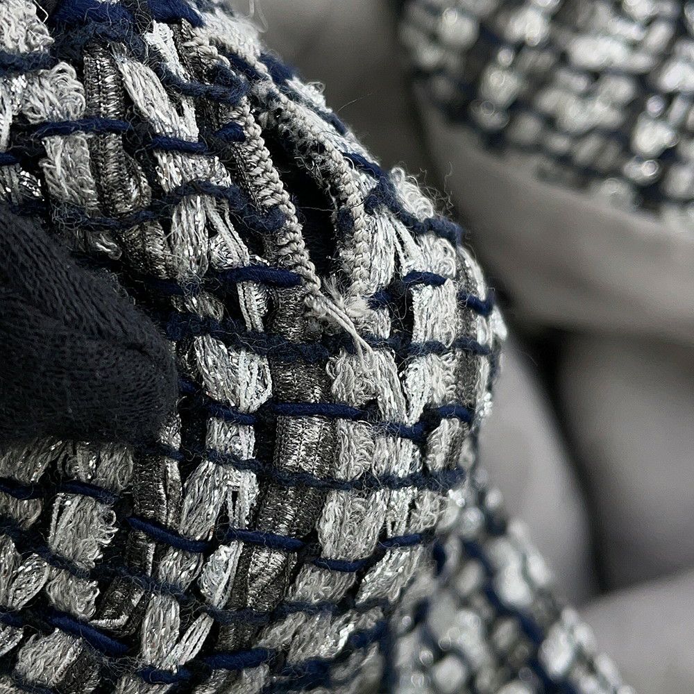 シャネル ジャケット ノーカラー ツイード ココマーク レディースサイズ36 P60886 CHANEL アウター セール品