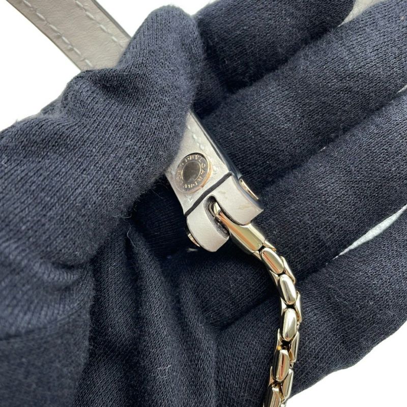 ブルガリ ハンドバッグ セルペンティ フォーエバー トップハンドル S カーフレザー 29072 BVLGARI 2way 白