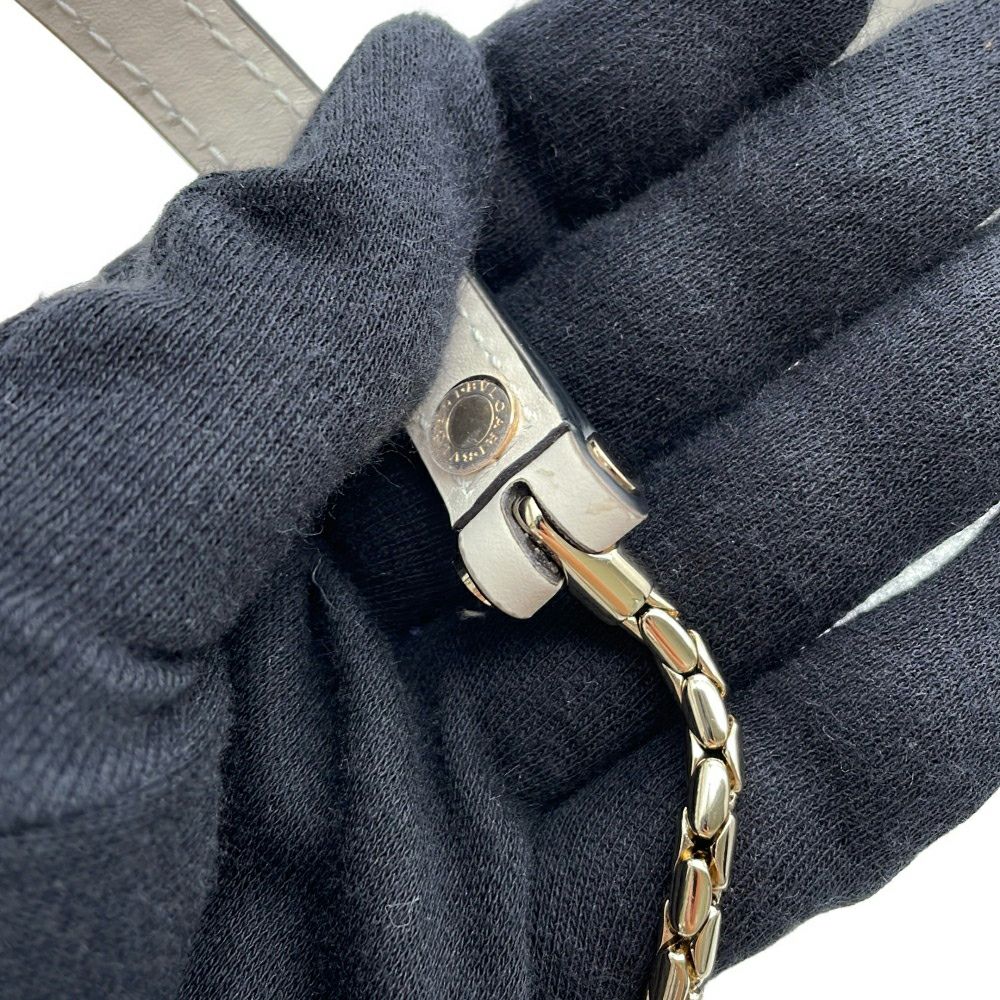 ブルガリ ハンドバッグ セルペンティ フォーエバー トップハンドル S カーフレザー 29072 BVLGARI 2way 白