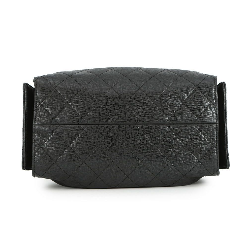 シャネル チェーンショルダーバッグ ココマーク CHANEL25 スモール キャビアスキン AS5293 CHANEL 黒