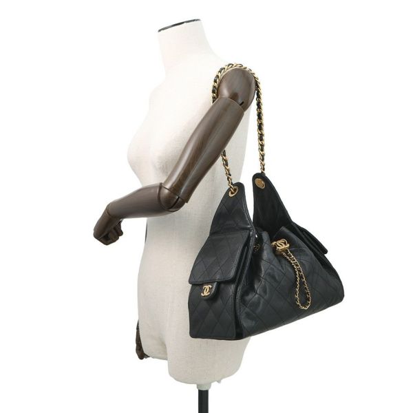 シャネル チェーンショルダーバッグ ココマーク CHANEL25 スモール キャビアスキン AS5293 CHANEL 黒