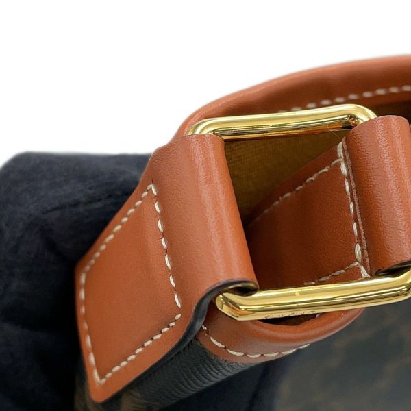 セリーヌ ショルダーバッグ トリオンフ ミディアム バケット PVC 191132 CELINE ブラウン