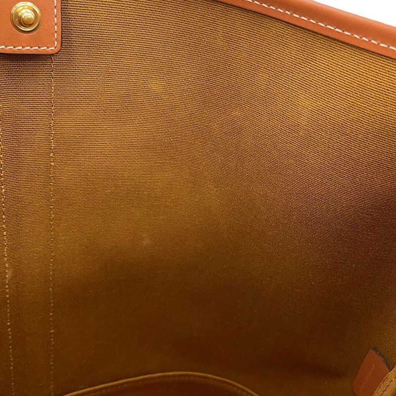 セリーヌ ショルダーバッグ トリオンフ ミディアム バケット PVC 191132 CELINE ブラウン