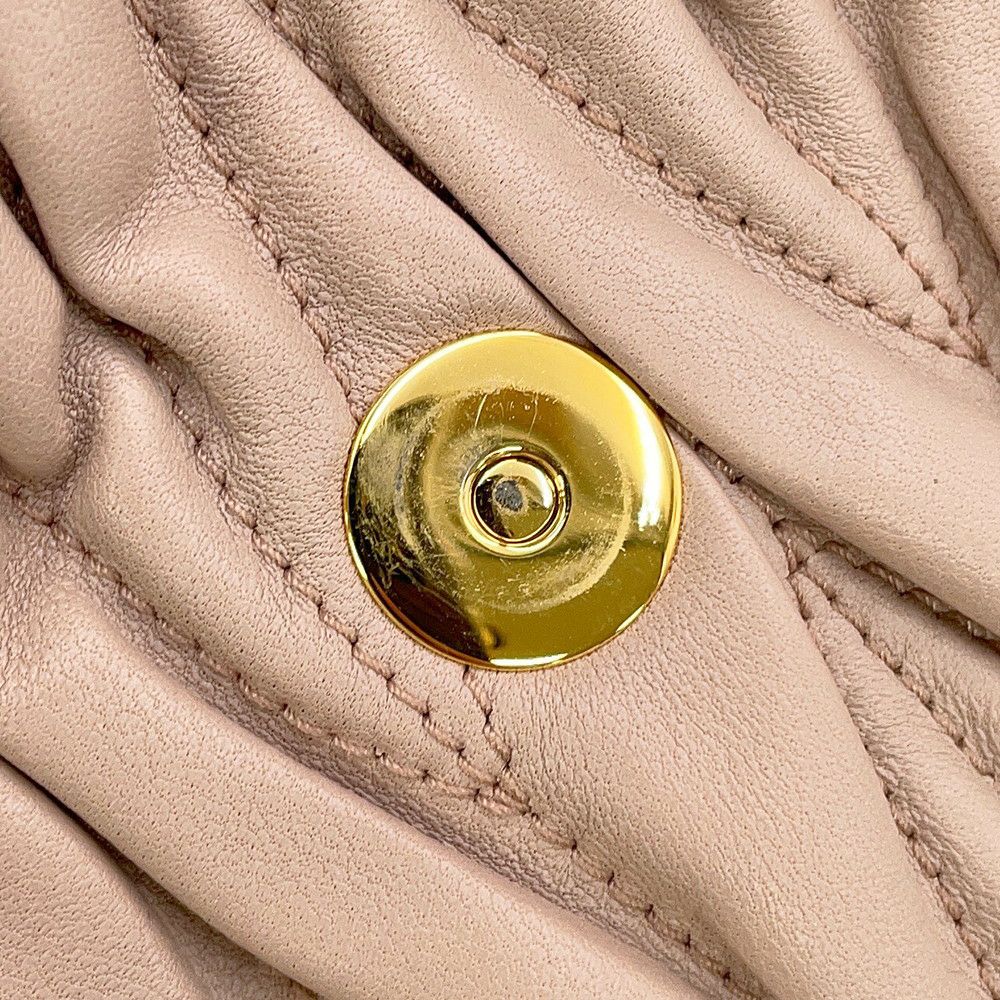 ミュウミュウ ショルダーバッグ マテラッセ クラッチ レザー RP0357 MIUMIU 2way