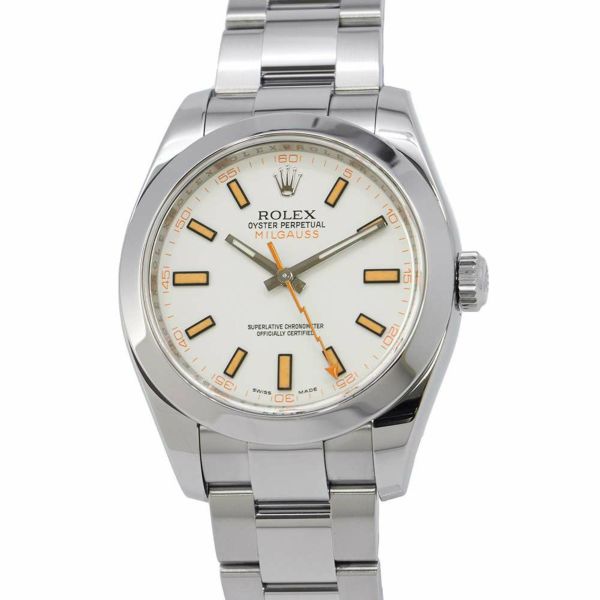 ロレックス ミルガウス M番 116400 ROLEX 腕時計 白文字盤