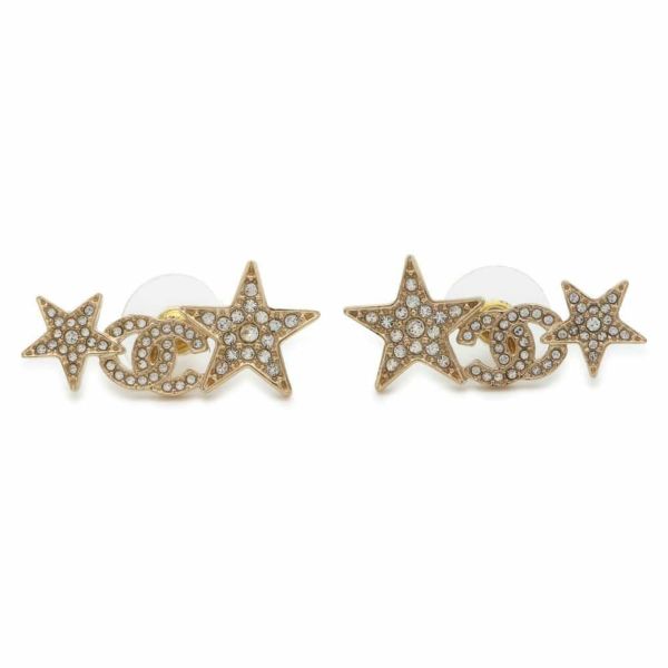 シャネル ピアス ココマーク スター ラインストーン B23 C AB9819 CHANEL アクセサリー 星