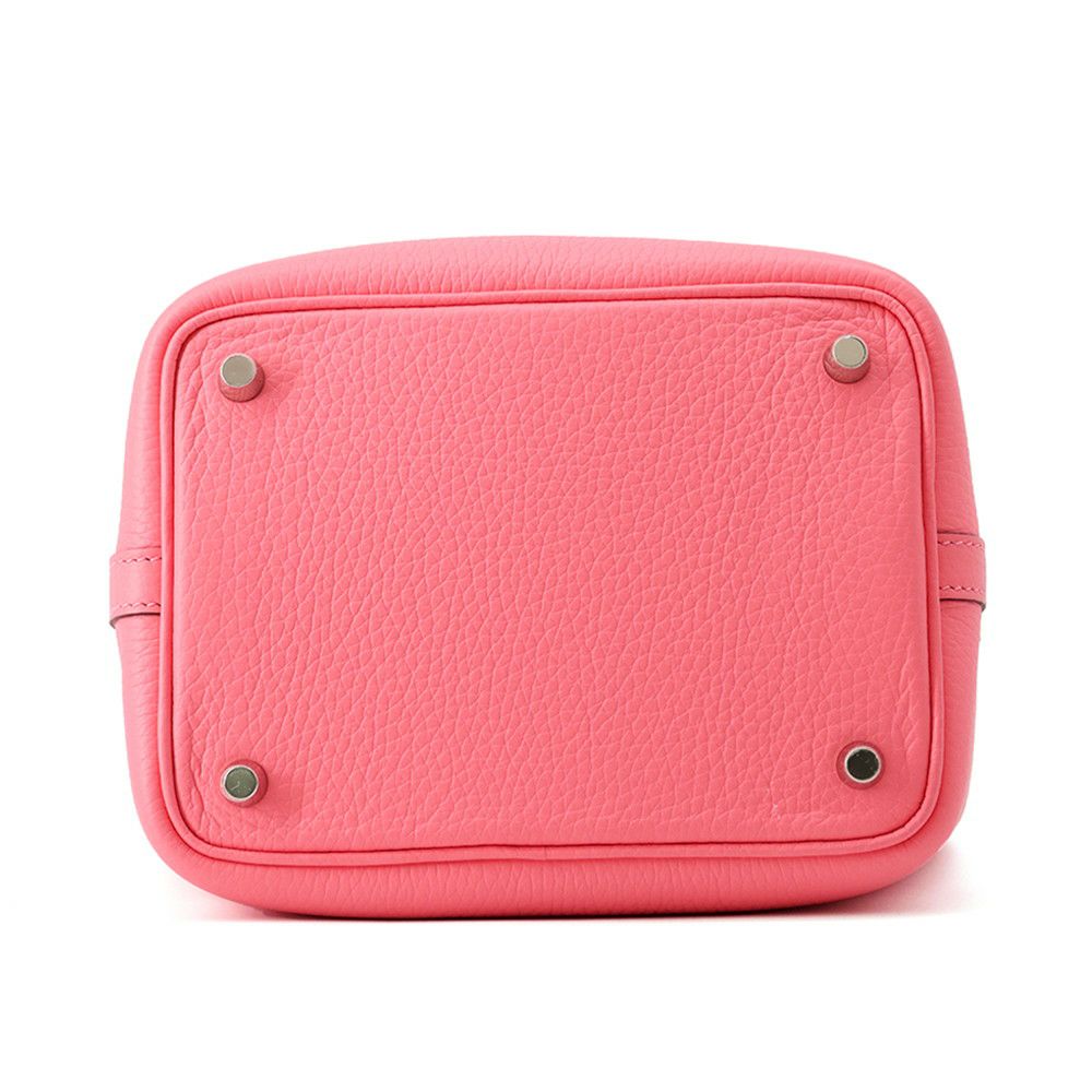 エルメス ハンドバッグ ピコタンロックPM ローズアザレ/シルバー金具 トリヨンクレマンス W刻印