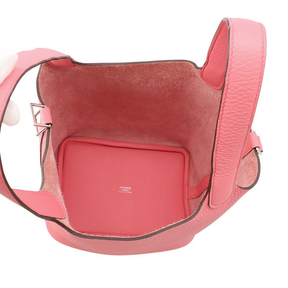 エルメス ハンドバッグ ピコタンロックPM ローズアザレ/シルバー金具 トリヨンクレマンス W刻印